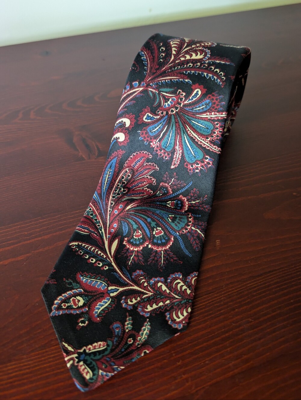 Vintage Brooks Brothers Makers Silk Paisley Tie USA